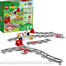 LEGO DUPLO Train Tracks 10882 Building Blocks 23 Piece B07BHGS2Z7